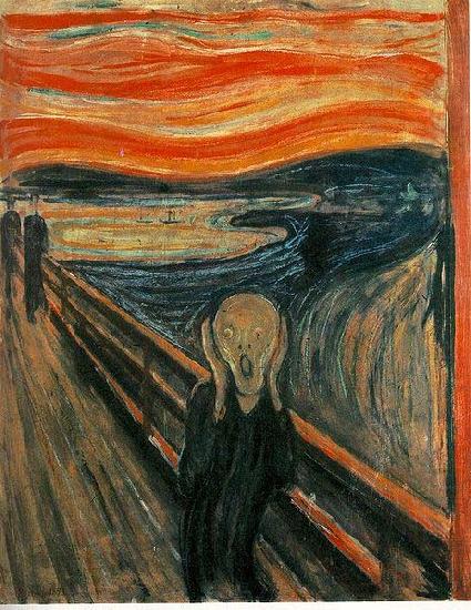 Edvard Munch The Scream oil painting picture